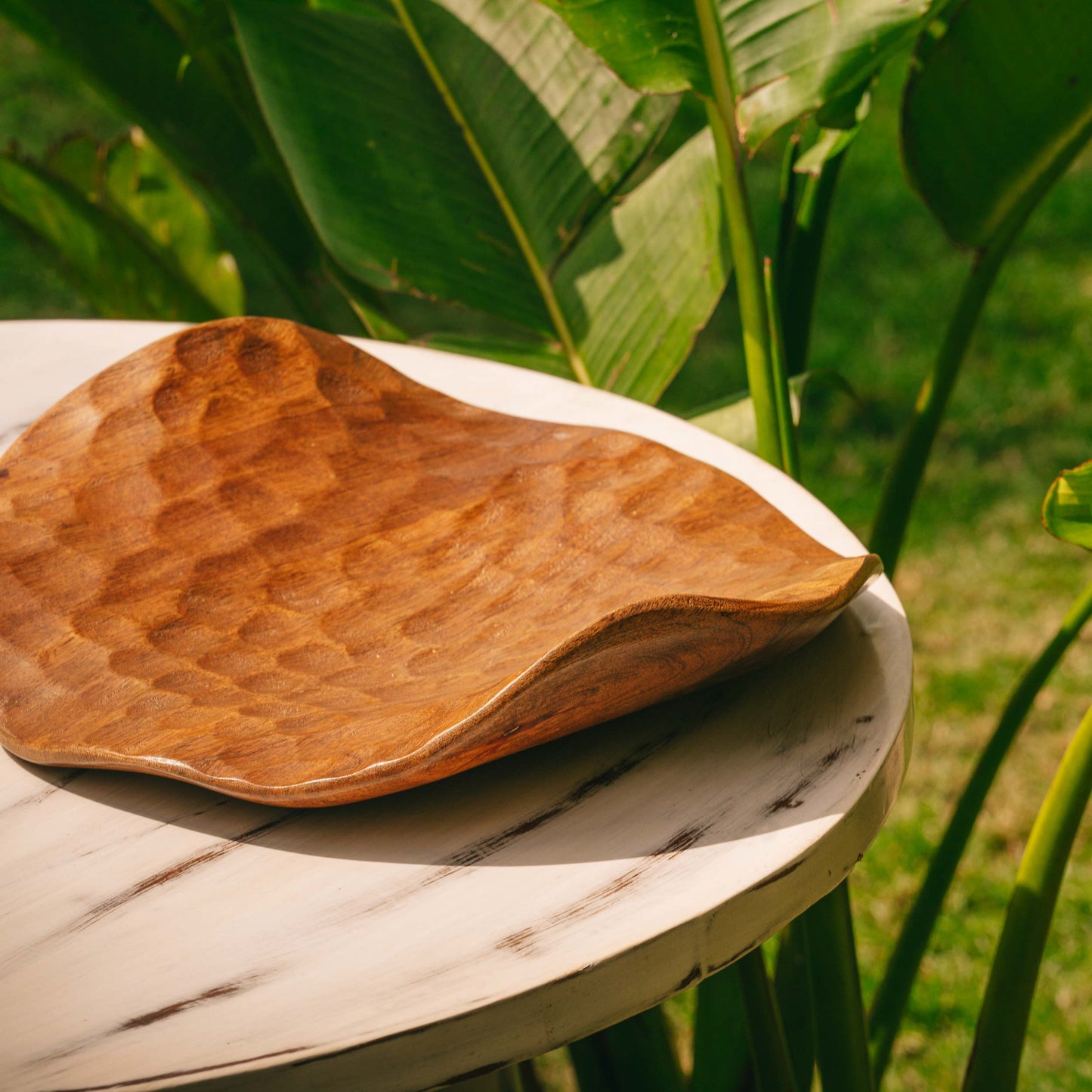 Tarang - Wooden handcarved platter