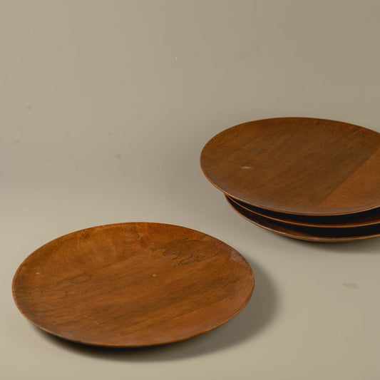 Chakr - Set of 4 wooden plates