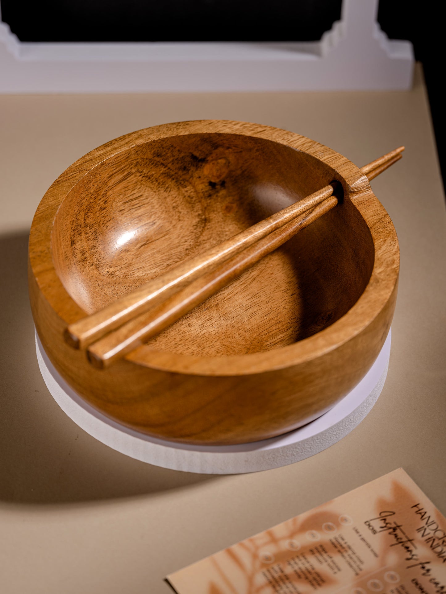 Tatva- Wooden Ramen Bowl