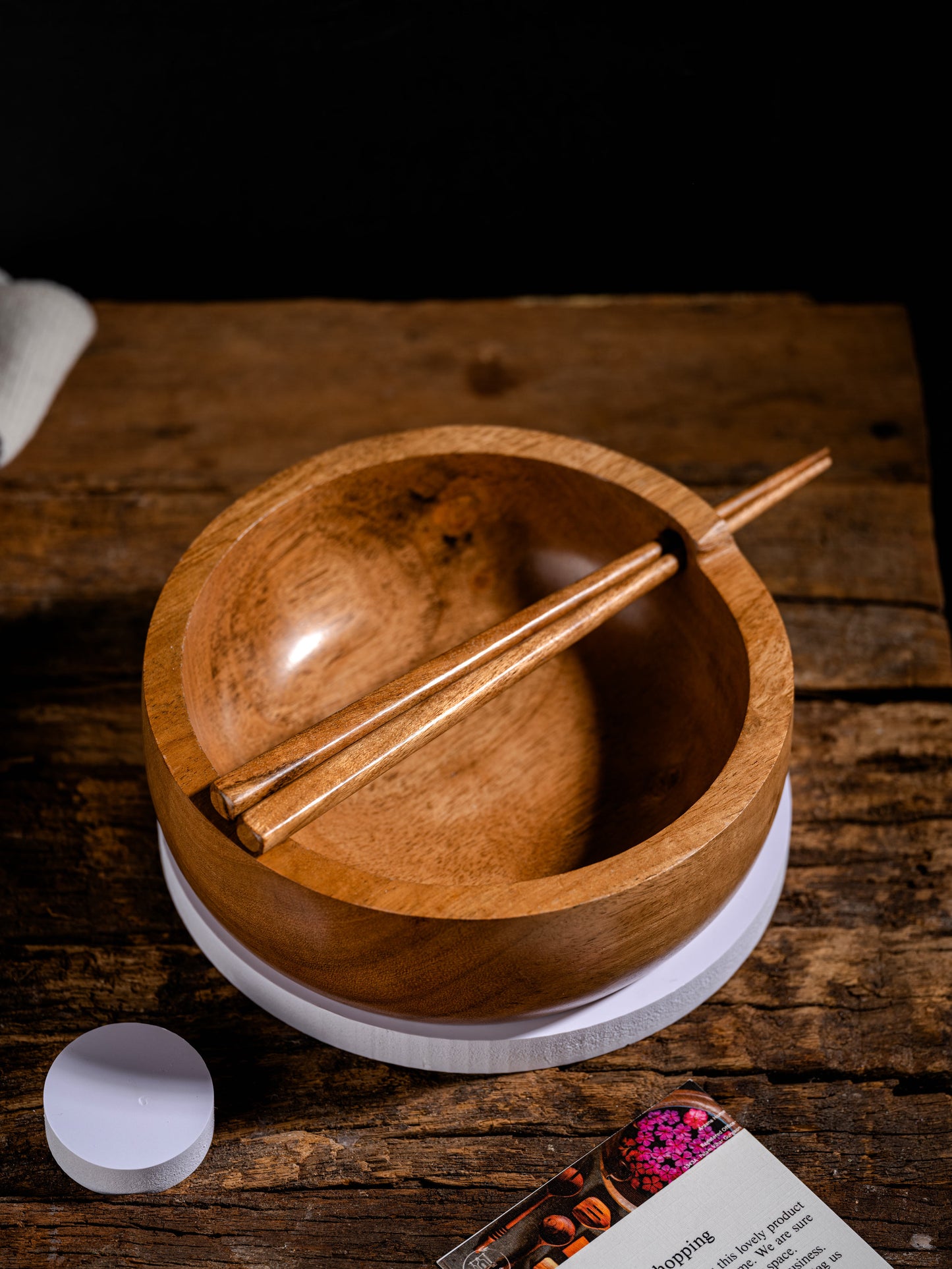 Tatva- Wooden Ramen Bowl