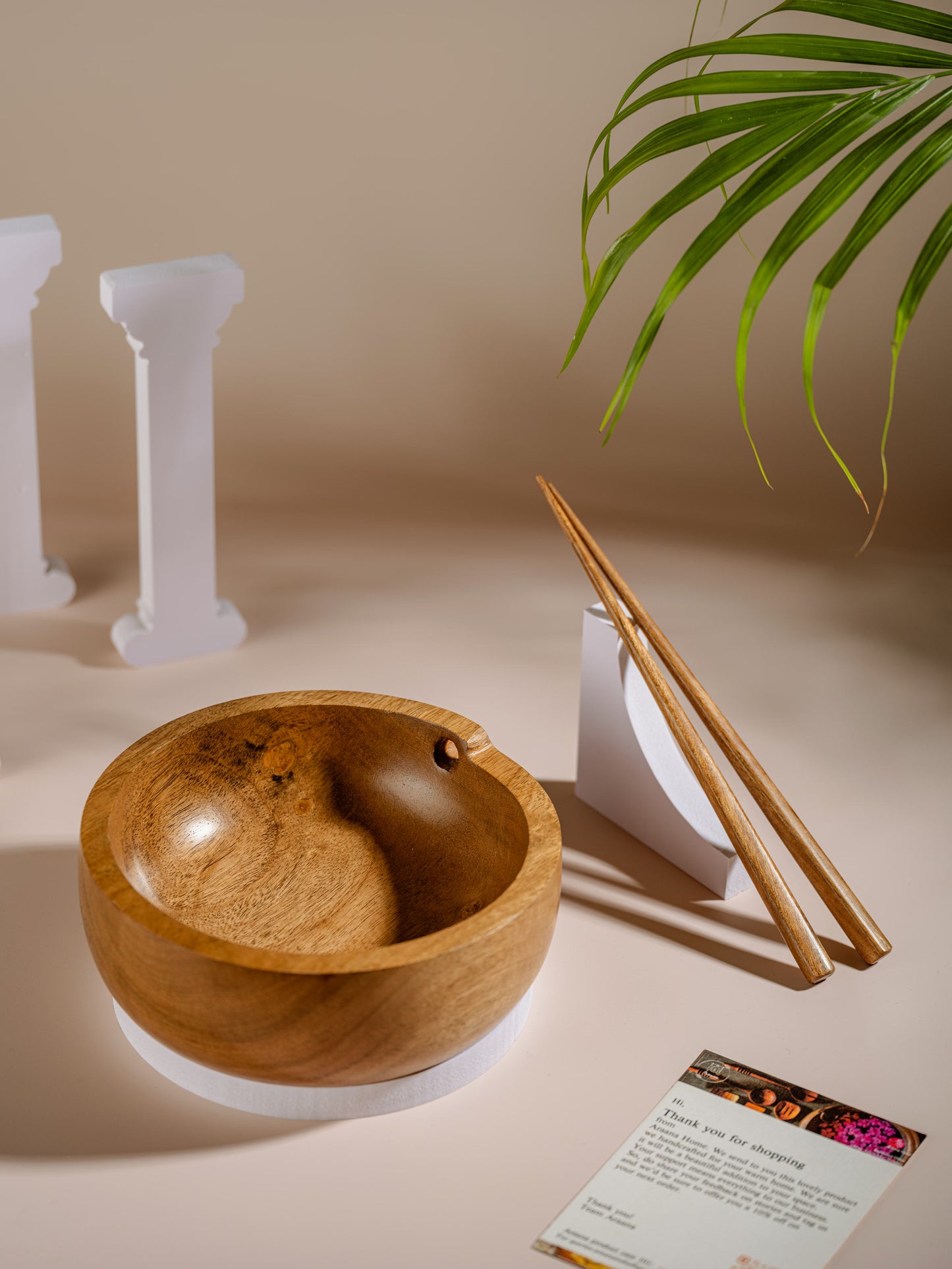 Tatva- Wooden Ramen Bowl