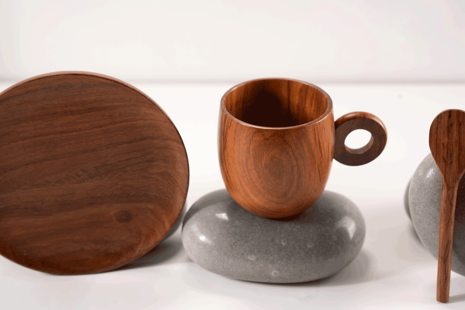 Araana Home Plain Shikora Wooden Tea Cup Set, Capacity: 150ml