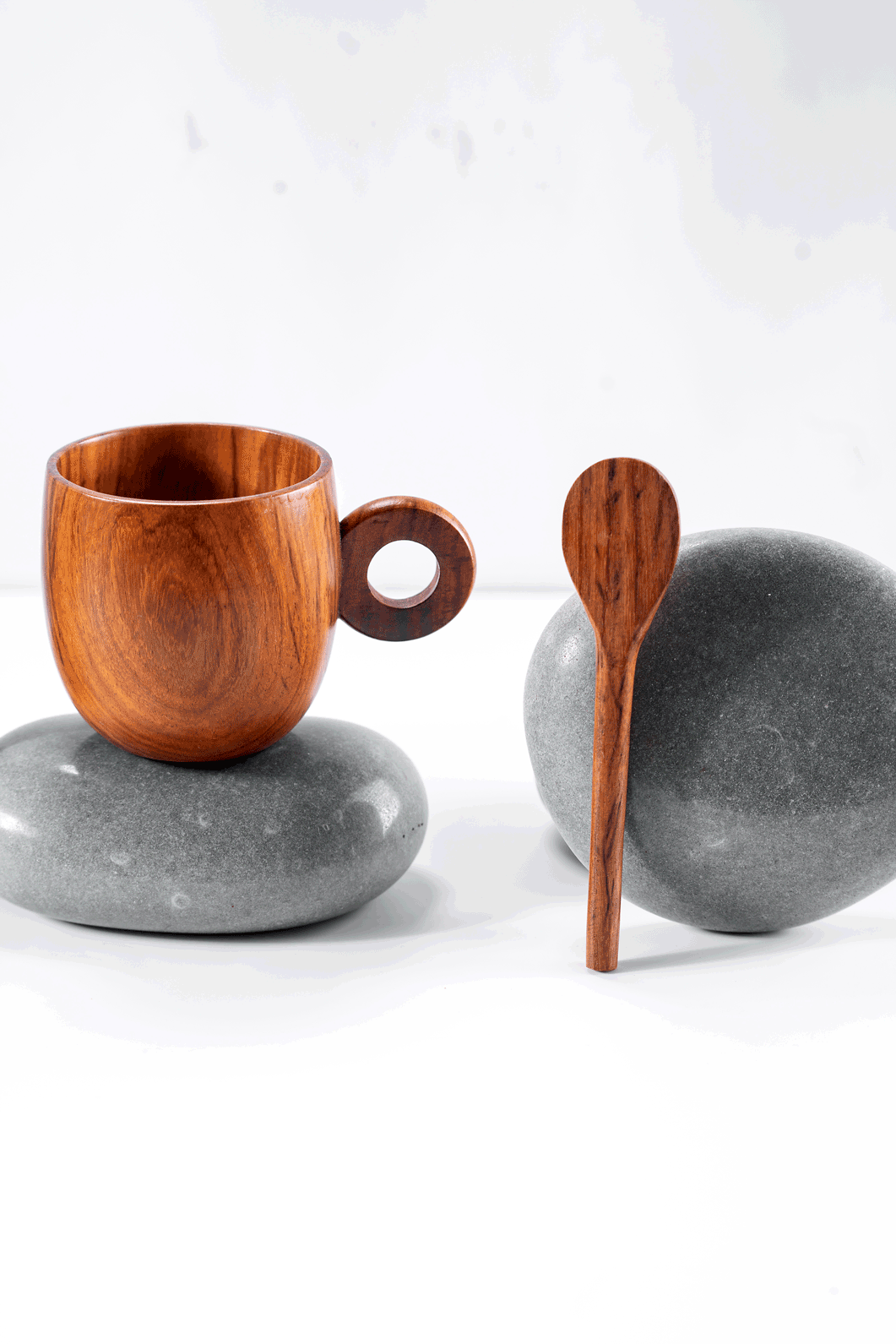 Araana Home Plain Shikora Wooden Tea Cup Set, Capacity: 150ml
