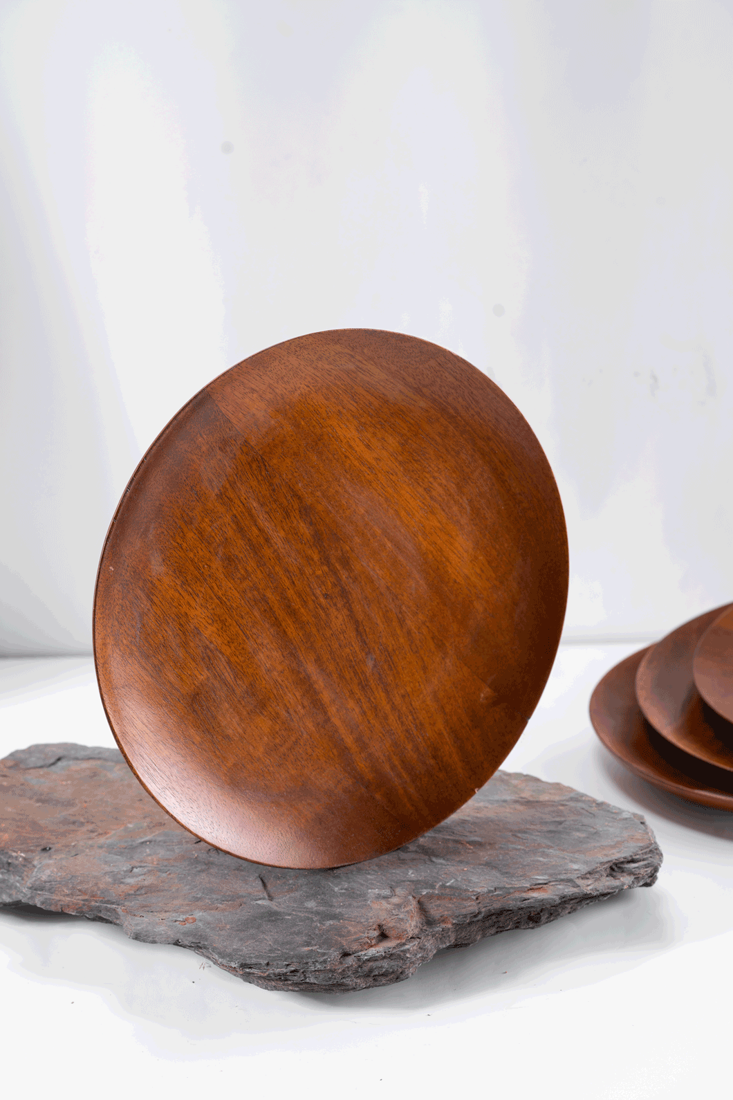 Chakr - Set of 4 wooden plates