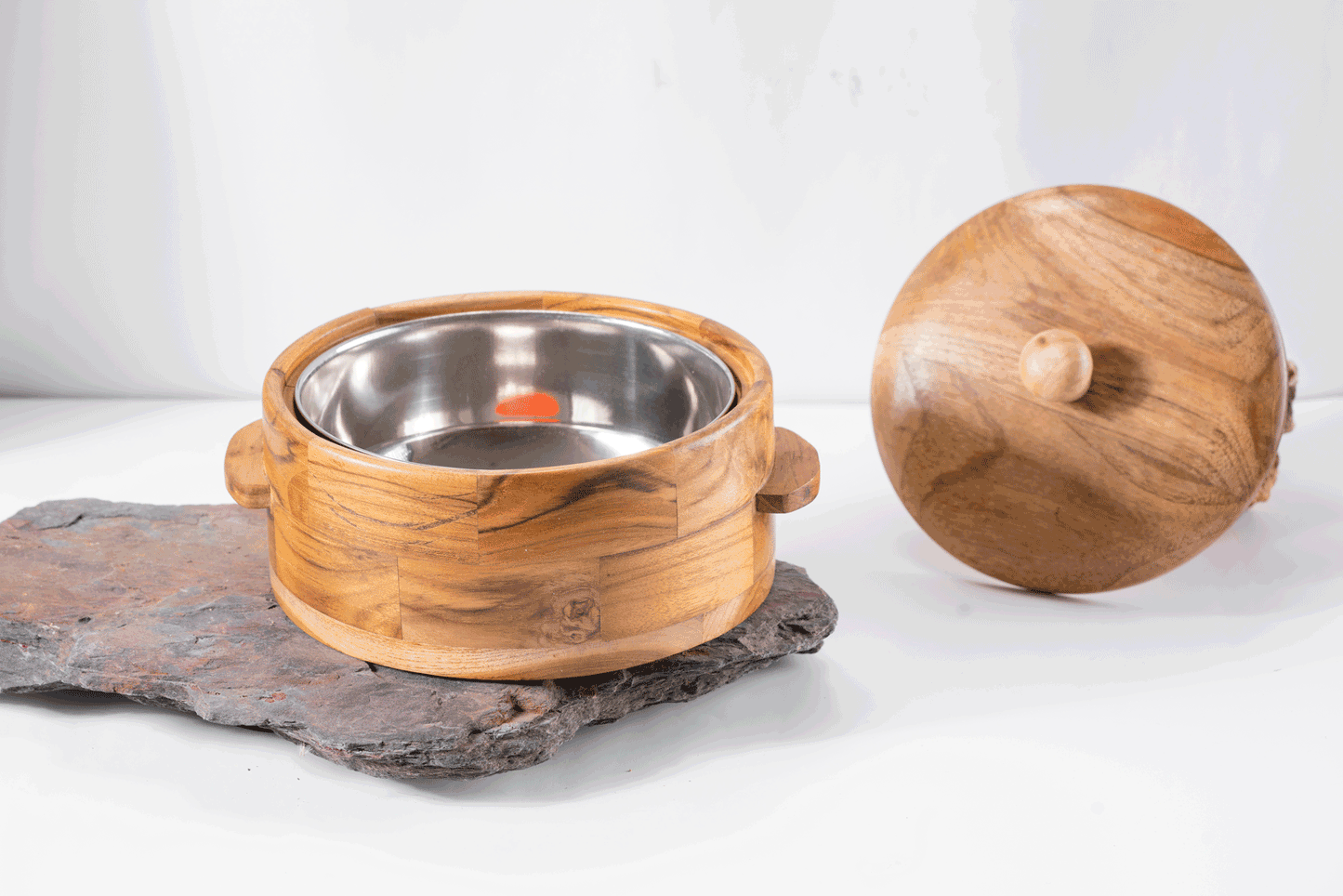 Kapish - Attractive wooden chapati box